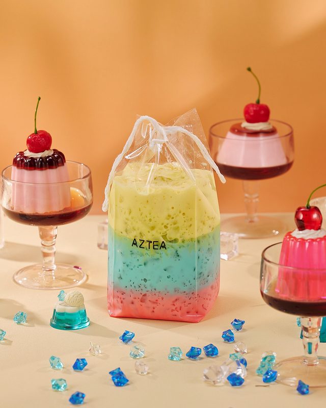 Lolipop dâu dưa lưới – AZ TEA
