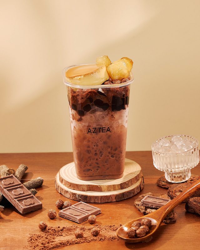 Milo dầm flan trân châu phô mai – AZ TEA