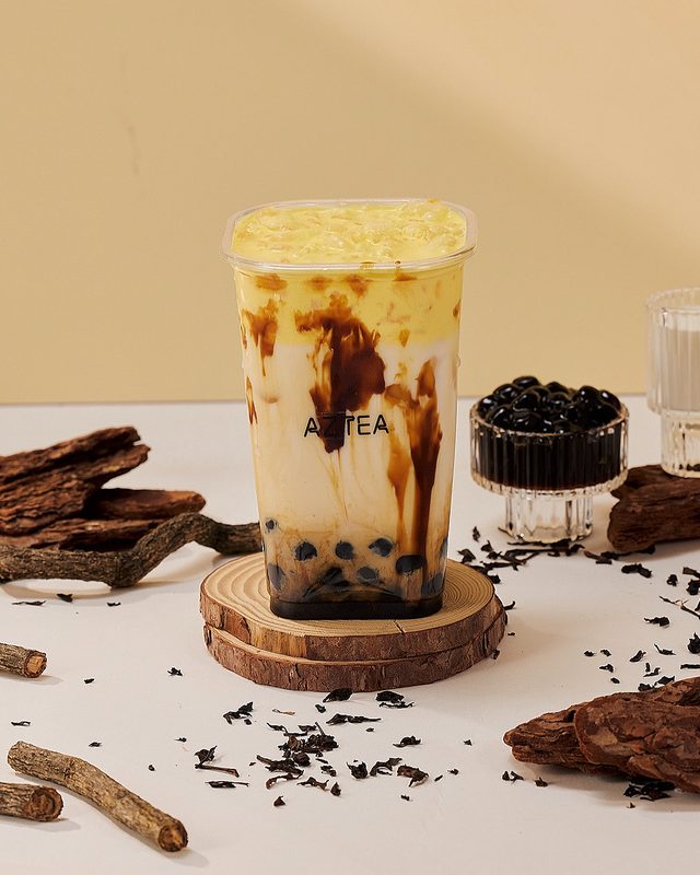 Sữa tươi kem trứng nướng – AZ TEA