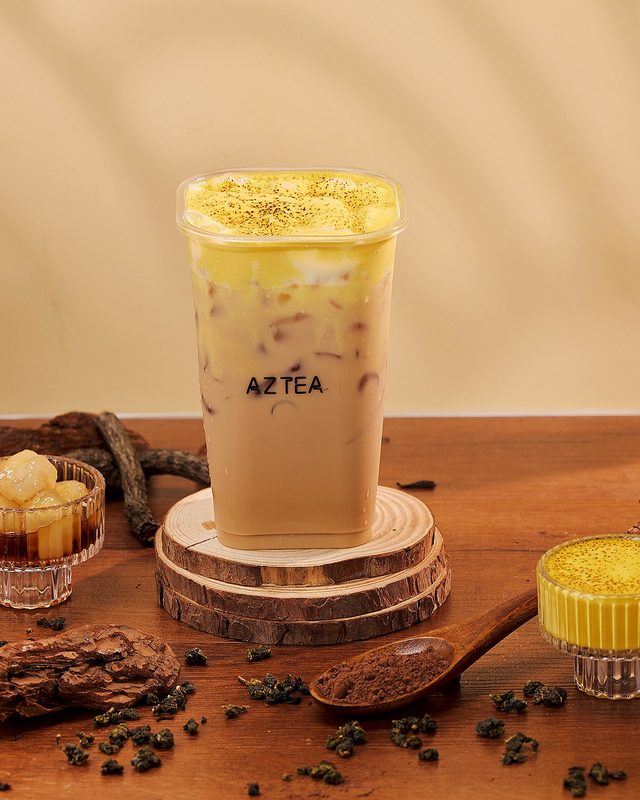 Trà sữa kem trứng nướng – AZ TEA
